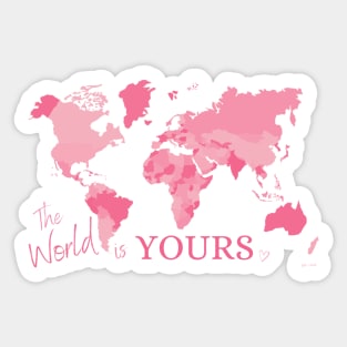 The world is yours Sticker